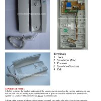 Fermax Handset 80447 Wiring Manual