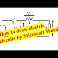 How To Draw Electronic Circuits In Ms Word